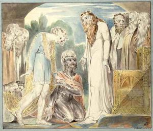 Pardon of Absalom by William Blake