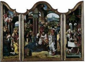 Triptychon. by Jan van Dornicke