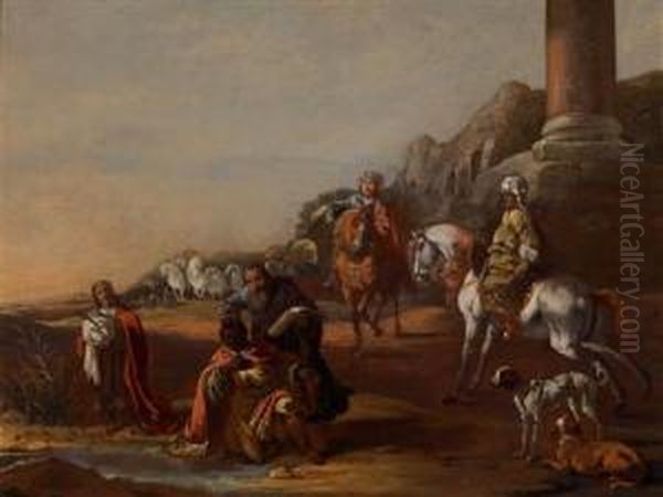 Der Diakon Philippus Tauft Den Kammerer Der Konigin - view 1