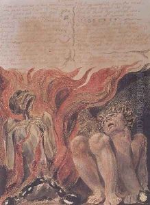 Book of Urizen- 'from the caverns of his jointed spine', 1794 by William Blake