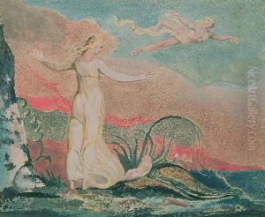 The Book of Thel; Plate 4 Thel in the Vale of Har, 1794 by William Blake