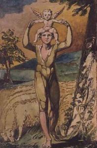 Frontispiece, from Songs of Innocence by William Blake