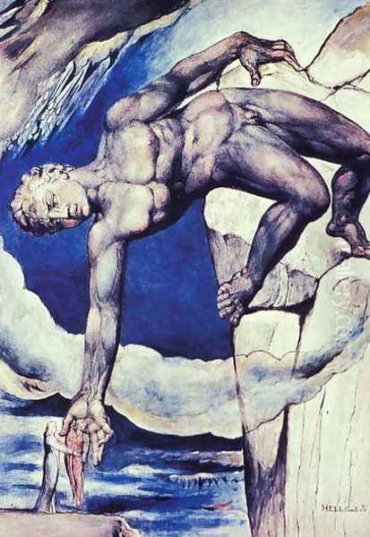 Inferno, Canto XXXI, Antaeus sets down Dante and Virgil in the 9th circle - view 1