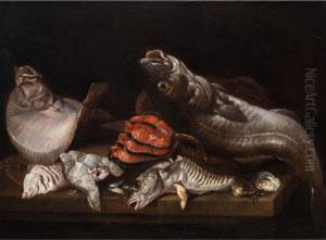 Grosses Fischstilleben by Isaac Van Duynen