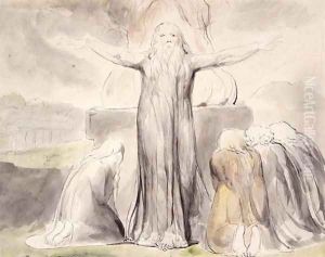 Job's Sacrifice- And my servant Job shall pray for you by William Blake