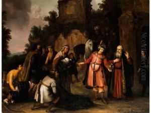 Der Prophet Elisa Weist Naamans Gabenzuruck