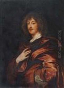 Portrait Of Philip Herbert by Abraham van Dijck