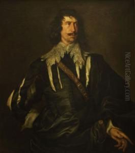 El Grabador Paul De Pont (?) by Jacobus Van Dyck