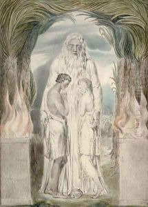 The Angel of the Divine Presence by William Blake