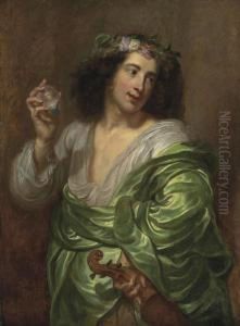 Portrait Of A Young Man by Justus van Egmont