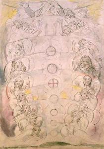 The Deity from Whom Proceed the nine Spheres by William Blake