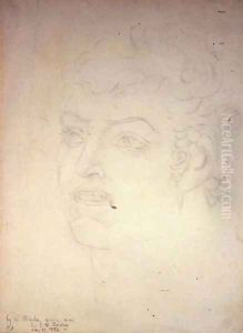 Visionary head, 1820 by William Blake