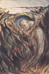 Jerusalem The Emanation of the Giant Albion- plate 99 'All Human Forms' by William Blake