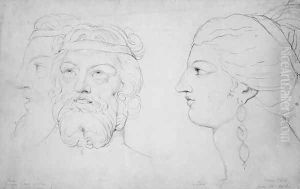 Pindar and Lais, 1820 by William Blake