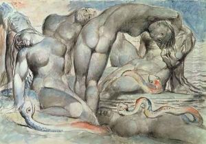 Inferno, Canto XXIV, Thieves by William Blake