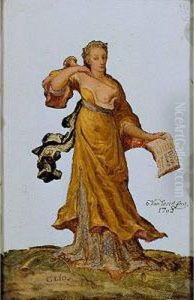 "la Musa Clio" by Edouard Van Esbroeck