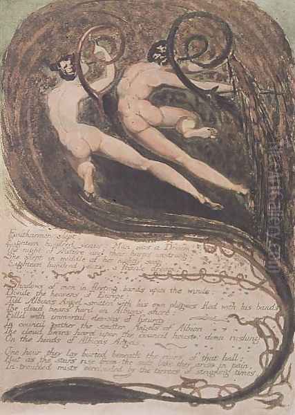 Europe a Prophecy- 'Entharmon slept', Mildews Blighting Ears of Corn, c.1794 - view 1