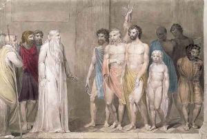 St. Gregory and the British Captives by William Blake