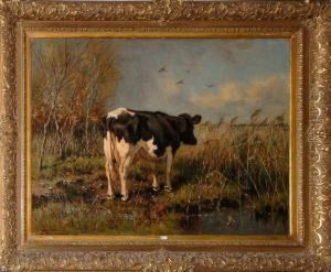 Vache Au Pre by Jan van Hemessen