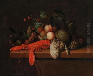 Una Fastosa Natura Morta Con Un'aragosta by Frans Van Everbroeck