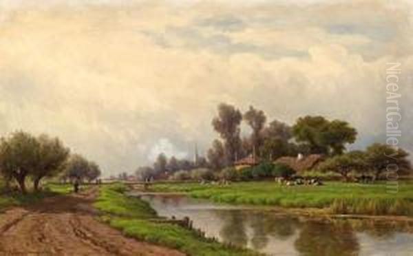 Dutch Canal Landscape - view 1