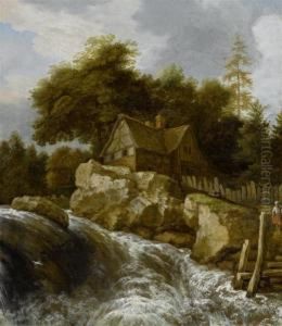 Waterfall by Allart Van Everdingen