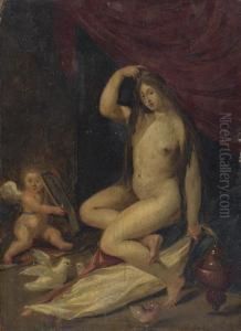 La Toilette De Venus by Caesar Boetius Van Everdingen
