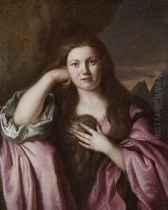 Retrato De Joven Dama by Caesar Boetius Van Everdingen