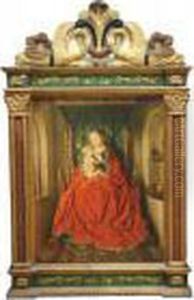 La Virgen De Lucca. Jan Van Eyck by Jan Van Eyck