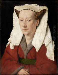 Portrait De Margareth Van Eyck, Femme De Jan Van Eyck by Jan Van Eyck