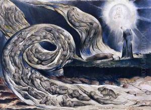 The Lovers' Whirlwind, Francesca da Rimini and Paolo Malatesta by William Blake