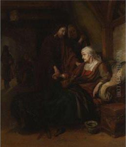 Christ Healing Peter's Mother-in-law by Jan or Joan van Noordt