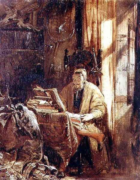 Don Quixote in his Study - view 1