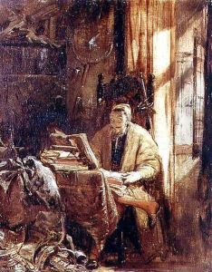 Don Quixote in his Study by Richard Parkes Bonington