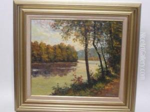 Paysage by Franz Van Genesen