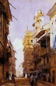The Corsa Saint' Anastasia, Verona, with the Palace of Prince Maffet by Richard Parkes Bonington