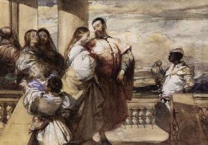 A Venetian Scene 1828 by Richard Parkes Bonington