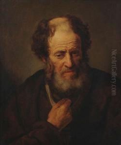 Portret Van Een Bebaarde Monnik