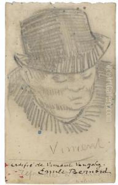 Tete D'homme Au Chapeau - view 1
