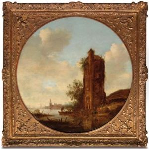 Paysage A La Tour A L'entree D'un Estuaire