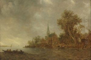 Rivierlandschap by Jan van Goyen