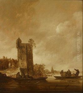 Les Pecheurs A Leur Retour by Jan van Goyen