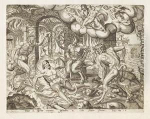 Das Gleichnis Vom Reichen Mann Undvom Armen Lazarus. by Gerard Van Groeningen