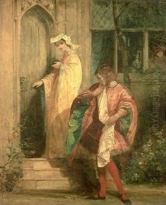 Anne Page and Slender c.1825 by Richard Parkes Bonington