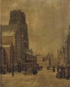 The Laurenskerk, Rotterdam by Franciscus Lodewijk Van Gulik