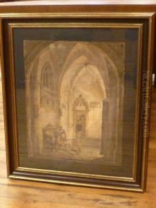 Interieur D'eglise Anime