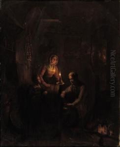 A Family By Candlelight