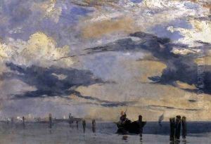 On the Adriatic c. 1826 by Richard Parkes Bonington