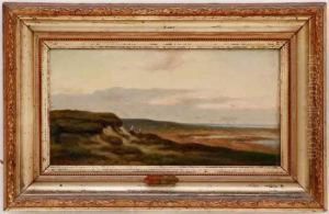 Coastal Scene At Sunset by Arend Van Haarlem