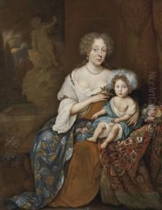 Portrait Of A Lady by Jan van Haensbergen